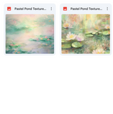 Magical Pastel Pond Textures