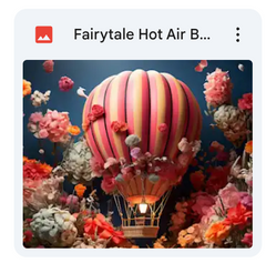 Fairytale Hot Air Balloon Background Bundle