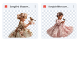 Magical Songbird Blossom Model Overlays
