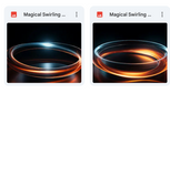 Magical Swirling Light Overlays