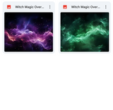 Magical Witch Magic Overlays