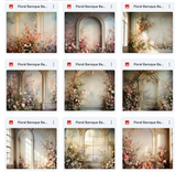 Ultimate Floral Baroque Background Bundle