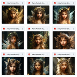 Fine Art Fairy. Background & Portrait Asset Pack