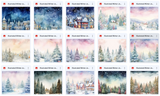 Illustrated Winter Joy Asset Pack - Meg Bitton Productions