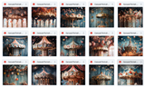 Ultimate Carousel Portrait Background Bundle