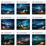 Ultimate Camp Site Background Bundle