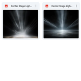 Magical Center Stage Light Overlays