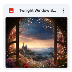 Twilight Window Background Bundle