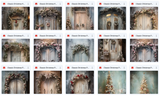 Ultimate Classic Christmas Portrait Background Bundle - Meg Bitton Productions