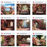 Ultimate Rose Garden Background Bundle