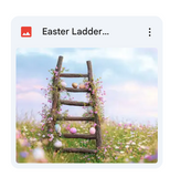 Easter Ladder Background Bundle