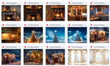 Ultra Christmas Background Bundle - Meg Bitton Productions