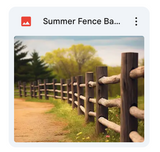 Summer Fence Background Bundle