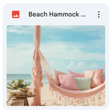 Beach Hammock Background Bundle