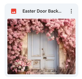 Easter Door Background Bundle