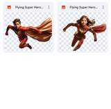 Magical Flying Super Hero Model Overlays