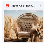 Boho Chair Background Bundle