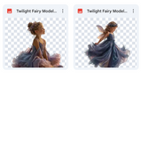 Magical Twilight Fairy Model Overlays