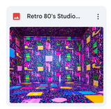 Retro 80's Studio Background Bundle