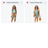 Magical Tropical Vacation Model Overlays