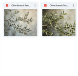 Magical Olive Branch Textures