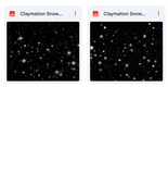 Magical Claymation Snow Overlays