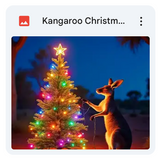 Kangaroo Christmas Background Bundle