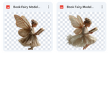 Magical Book Fairy Model Overlays