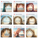 Ultimate Beach Arch Background Bundle