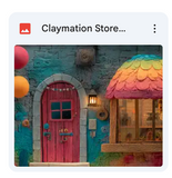 Claymation Store Front Background Bundle