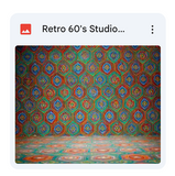 Retro 60's Studio Background Bundle