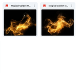 Magical Golden Magic Overlays