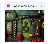 Whimsical Holiday Door Background Bundle