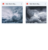 Magical Rain Storm Sky Overlays