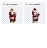 Magical Santa's List Model Overlays
