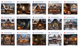 Ultimate Home for the Holidays Background Bundle - Meg Bitton Productions