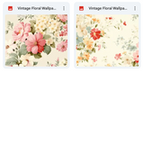 Magical Vintage Floral Wallpaper