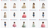 Gorgeous Gown Models Asset Pack - Meg Bitton Productions