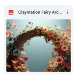 Claymation Fairy Arch Background Bundle