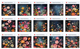 Ultimate Classic Floral Portrait Background Bundle - Meg Bitton Productions