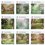 Ultimate Peonies Background Bundle