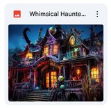 Whimsical Haunted House Background Bundle