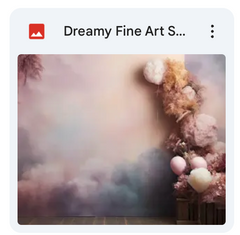 Dreamy Fine Art Studio Background Bundle