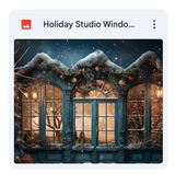 Holiday Studio Window Background Bundle