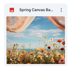 Spring Canvas Background Bundle