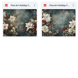 Magical Fine Art Holiday Florals Textures