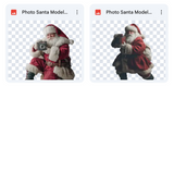 Magical Photo Santa Model Overlays