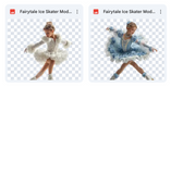 Magical Fairytale Ice Skating Model Overlays