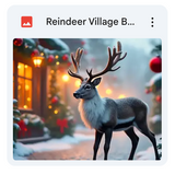 Reindeer Village Background Bundle