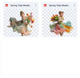 Magical Spring Tulip Model Overlays